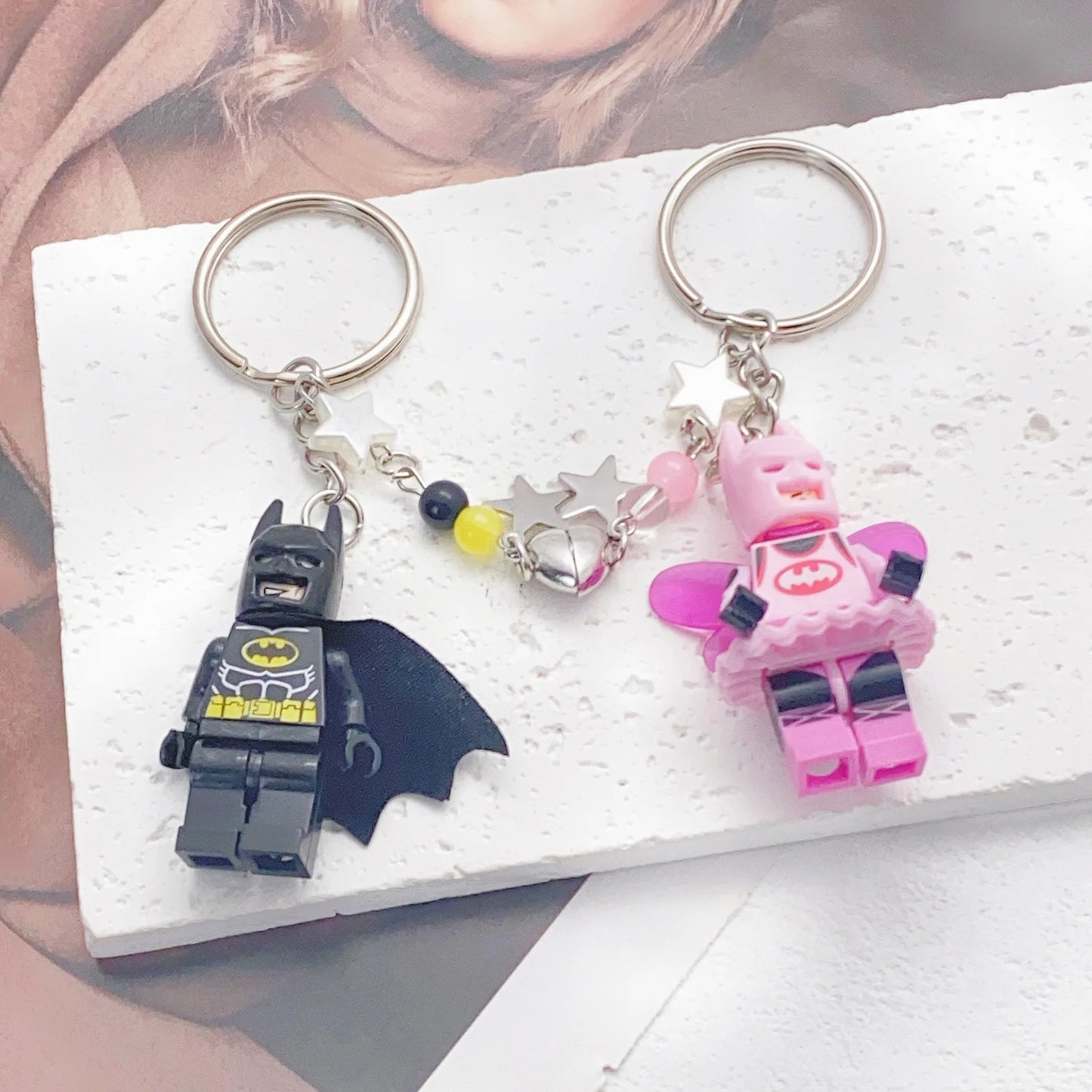 Hero Hearts Keychains