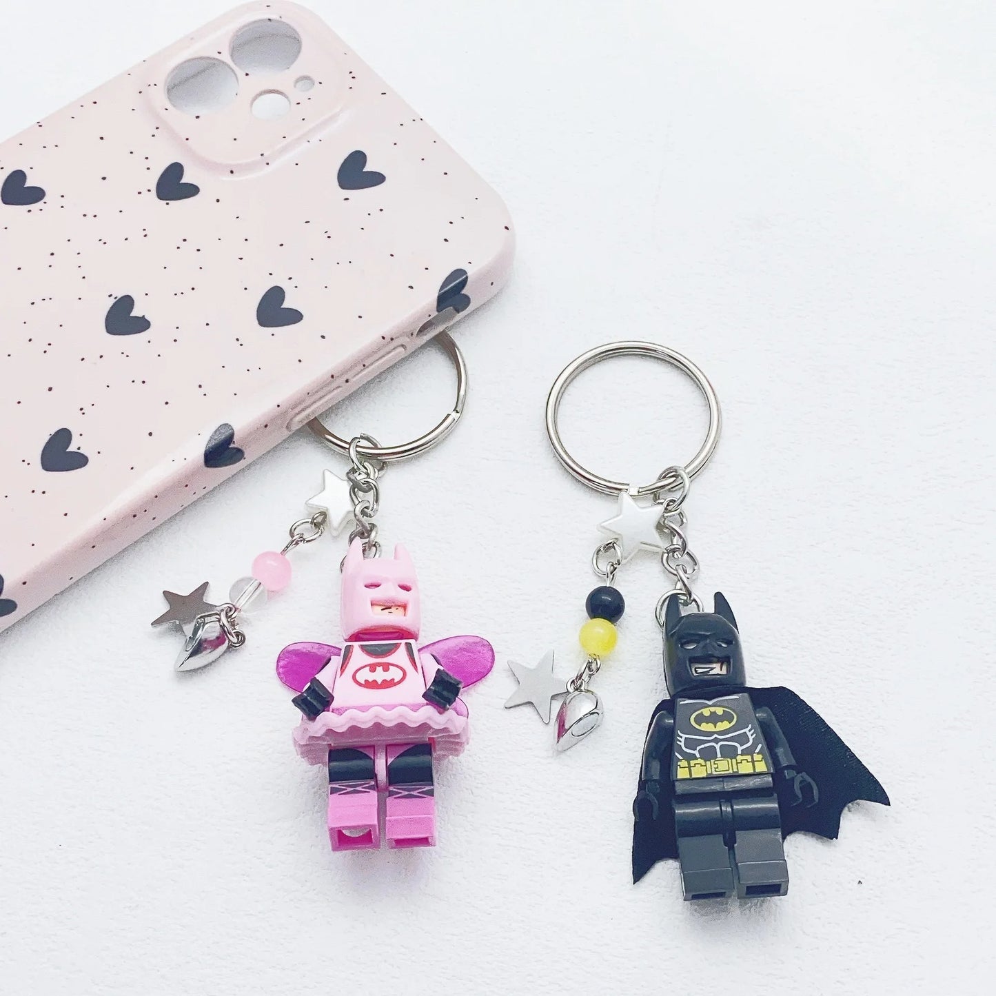 Hero Hearts Keychains